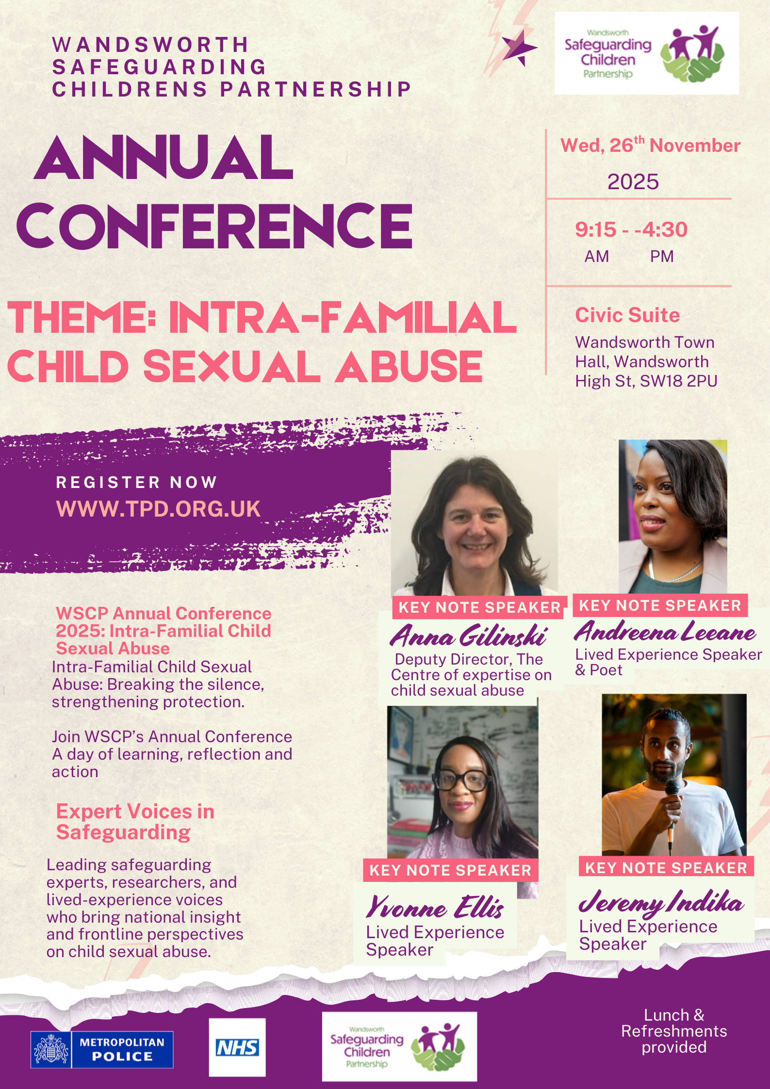 Annual Conference Flyer image